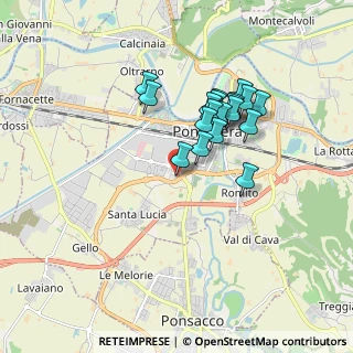 Mappa Via Umberto Terracini, 56025 Pontedera PI, Italia (1.51895)
