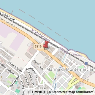 Mappa Via Marina, 63, 60018 Montemarciano, Ancona (Marche)