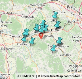 Mappa Via Maremmana Loc. La Serra, 56028 San Miniato PI, Italia (10.878)