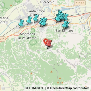 Mappa Via Maremmana Loc. La Serra, 56028 San Miniato PI, Italia (4.4195)