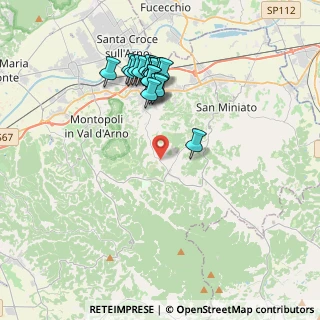 Mappa Via Maremmana Loc. La Serra, 56028 San Miniato PI, Italia (3.75421)