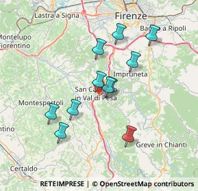 Mappa 50026 San Casciano in Val di Pesa FI, Italia (6.39364)
