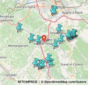 Mappa 50026 San Casciano in Val di Pesa FI, Italia (8.412)