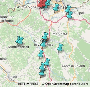 Mappa 50026 San Casciano in Val di Pesa FI, Italia (9.302)