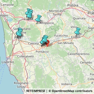 Mappa Via delle Sodole, 56025 Pontedera PI, Italia (16.865)