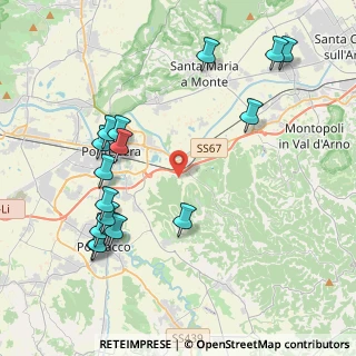 Mappa Via delle Sodole, 56025 Pontedera PI, Italia (4.81471)