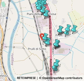 Mappa Autostrada A1 Milano-Napoli, 50066 Reggello FI, Italia (0.54615)