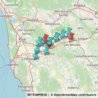 Mappa Via Francesco Baracca, 56025 Pontedera PI, Italia (8.11769)