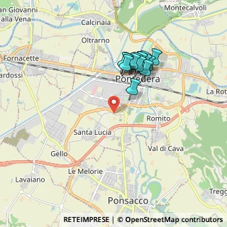 Mappa Via di Santa Lucia Nord, 56025 Pontedera PI, Italia (1.65571)
