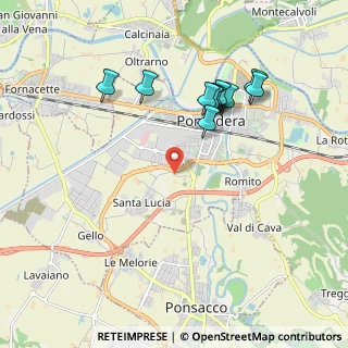 Mappa Via di Santa Lucia Nord, 56025 Pontedera PI, Italia (1.91909)