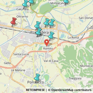 Mappa Via N. Machiavelli, 56025 Pontedera PI, Italia (2.58273)