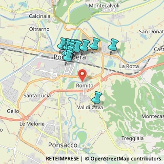 Mappa Via N. Machiavelli, 56025 Pontedera PI, Italia (1.57813)