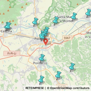Mappa Via N. Machiavelli, 56025 Pontedera PI, Italia (5.19929)