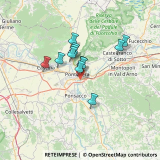 Mappa Via N. Machiavelli, 56025 Pontedera PI, Italia (5.66667)