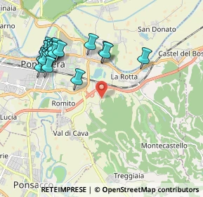 Mappa Via delle Castelline Braccio Ovest, 56025 Pontedera PI, Italia (2.289)