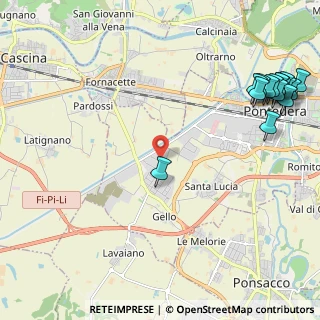 Mappa Via Maremmana, 56025 Pontedera PI, Italia (3.21467)