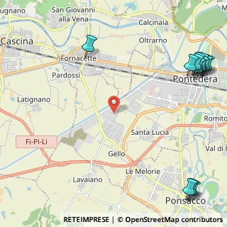 Mappa Via Maremmana, 56025 Pontedera PI, Italia (3.66333)