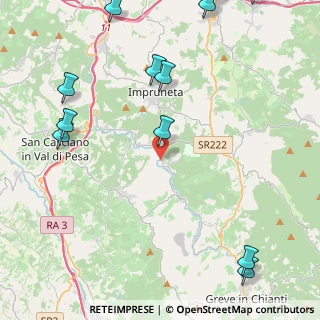 Mappa Via Provinciale Chiantigiana km 6+150, 50022 Greve in Chianti FI, Italia (6.43833)