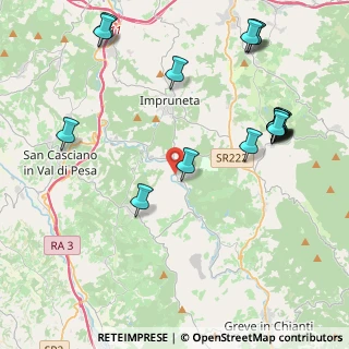 Mappa Via Provinciale Chiantigiana km 6+150, 50022 Greve in Chianti FI, Italia (5.29059)