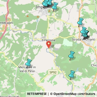 Mappa Via Provinciale Chiantigiana km 6+150, 50022 Greve in Chianti FI, Italia (3.4685)