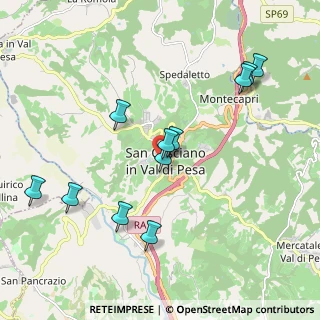 Mappa Piazza della Repubblica, 50026 San Casciano in Val di Pesa FI, Italia (2.08364)
