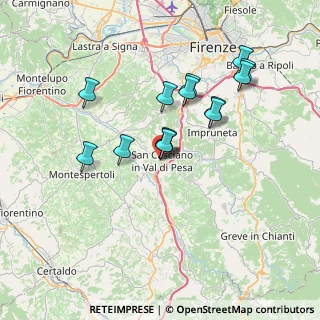 Mappa Piazza della Repubblica, 50026 San Casciano in Val di Pesa FI, Italia (6.46429)