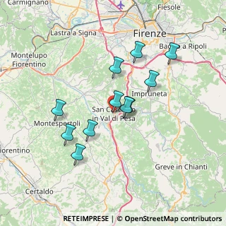 Mappa Via Niccolò Machiavelli, 50026 San Casciano In Val di Pesa FI, Italia (6.37091)