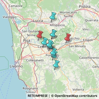 Mappa Via Adriano Olivetti, 56025 Pontedera PI, Italia (8.54364)
