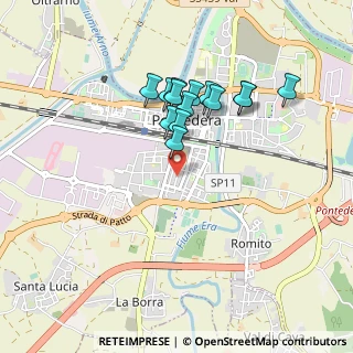 Mappa Via Achille Grandi, 56025 Pontedera PI, Italia (0.80071)