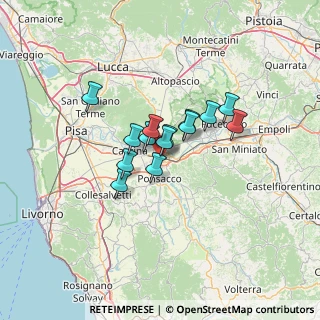 Mappa Via Achille Grandi, 56025 Pontedera PI, Italia (8.65643)