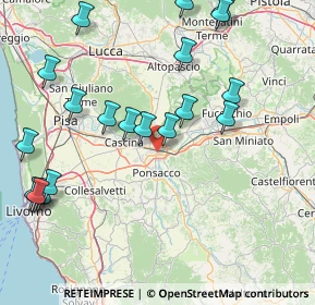 Mappa Via Achille Grandi, 56025 Pontedera PI, Italia (19.9595)