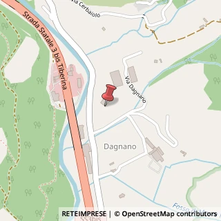 Mappa 52036 Dagnano AR, Italia, 52036 Pieve Santo Stefano, Arezzo (Toscana)