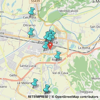 Mappa Via E. Toti, 56025 Pontedera PI, Italia (1.90583)