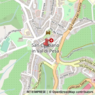 Mappa Piazza Orazio Pierozzi, 25, 50026 San Casciano in Val di Pesa, Firenze (Toscana)