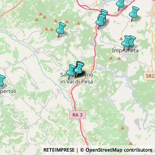 Mappa Via Eugenio Curiel, 50026 San Casciano in Val di Pesa FI, Italia (5.177)