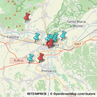 Mappa Via C. Bellucci, 56025 Pontedera PI, Italia (2.45727)