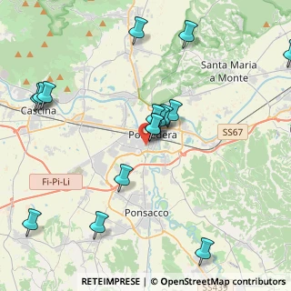 Mappa Via C. Bellucci, 56025 Pontedera PI, Italia (4.69)