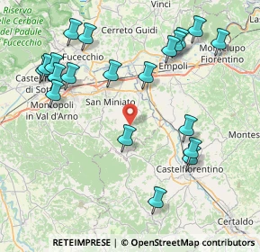 Mappa Via Pilerno, 56028 San Miniato PI, Italia (9.6275)