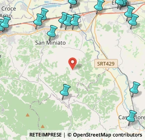 Mappa Via Pilerno, 56028 San Miniato PI, Italia (6.811)