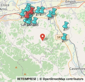 Mappa Via Pilerno, 56028 San Miniato PI, Italia (4.79118)
