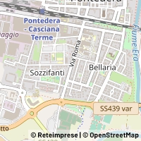 Mapa Pontedera