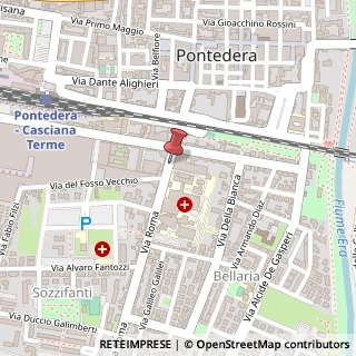 Mappa Via Roma, 143/A, 56025 Pontedera, Pisa (Toscana)