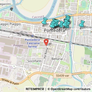 Mappa Via del Fosso Vecchio, 56025 Pontedera PI, Italia (0.55875)