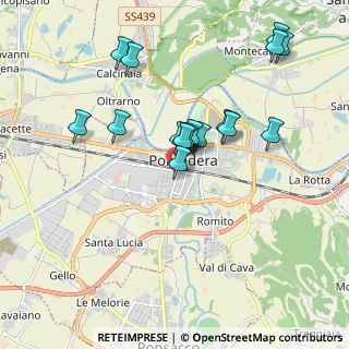 Mappa Via del Fosso Vecchio, 56025 Pontedera PI, Italia (1.75765)