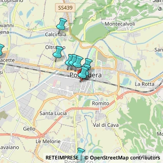 Mappa Di fronte all'ospedale, 56025 Pontedera PI, Italia (1.98091)