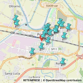 Mappa Via del Fosso Vecchio, 56025 Pontedera PI, Italia (0.87947)