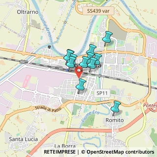 Mappa Di fronte all'ospedale, 56025 Pontedera PI, Italia (0.56583)