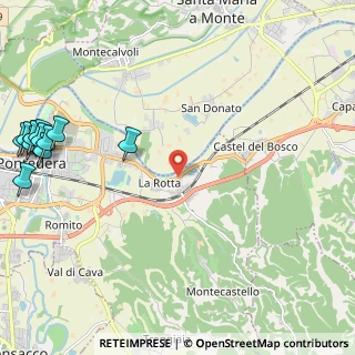 Mappa Via Solferino, 56025 Pontedera PI, Italia (3.4825)
