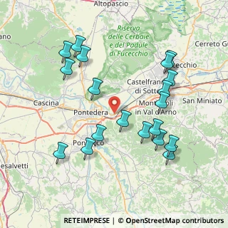Mappa Via Solferino, 56025 Pontedera PI, Italia (8.49368)