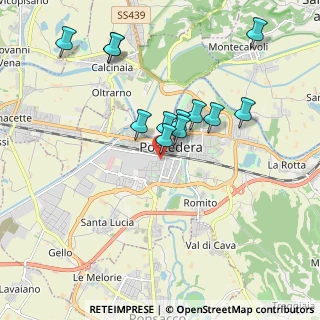 Mappa Via Fosso Vecchio, 56025 Pontedera PI, Italia (1.79333)